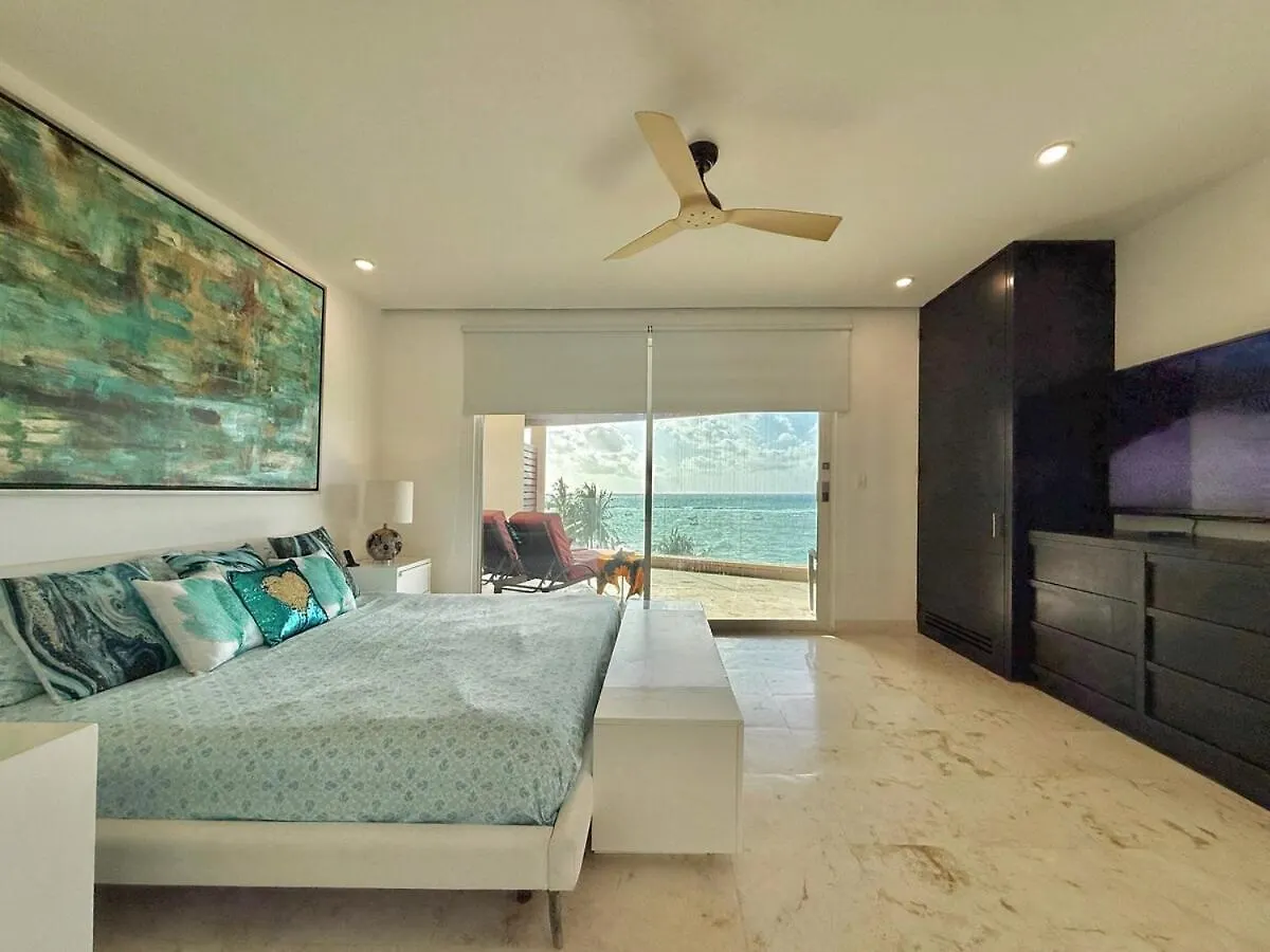 Private Beach Club-Penthouse For Large Groups プレヤデルカーメン アパート